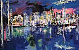 Leroy Neiman Canvas Paintings - San Francisco Nocturne